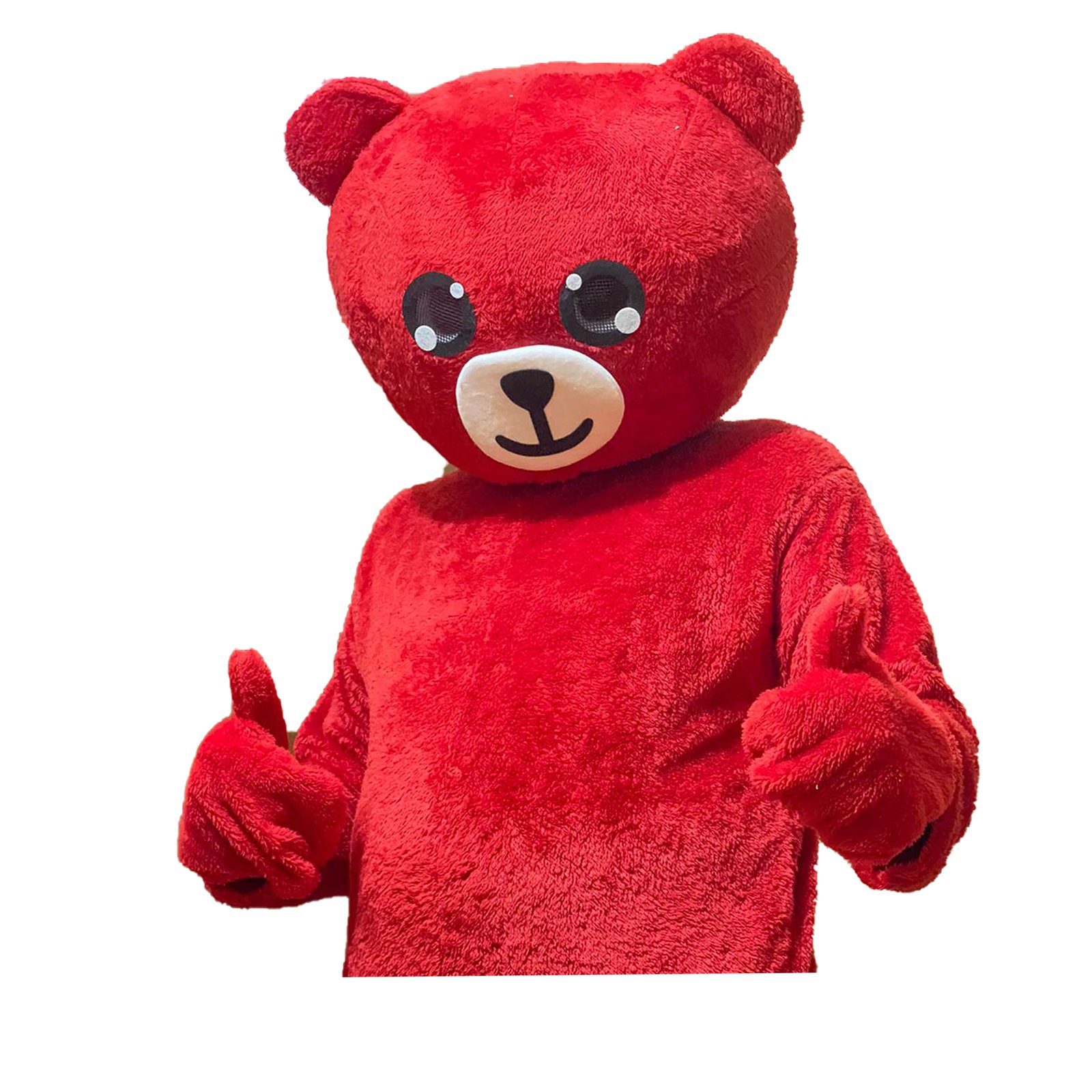 Red color small head teddy bear Rizvi Online Shopping