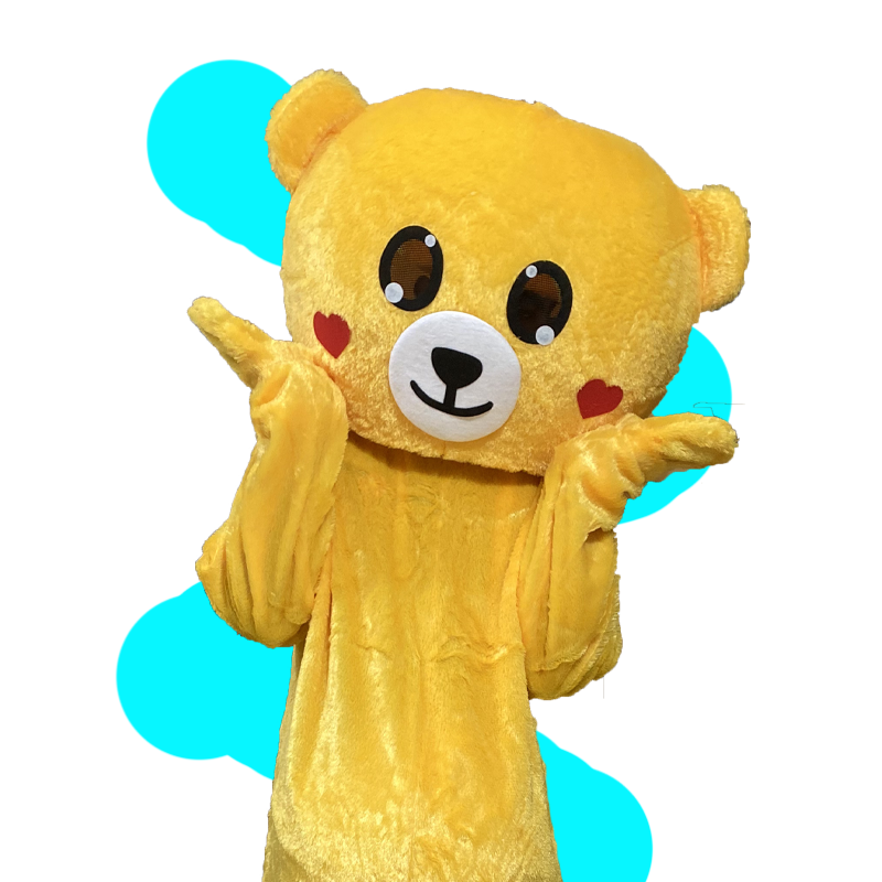 Yellow color big head teddy bear Rizvi Online Shopping