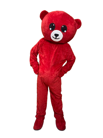 Red color big  head teddy bear Rizvi Online Shopping