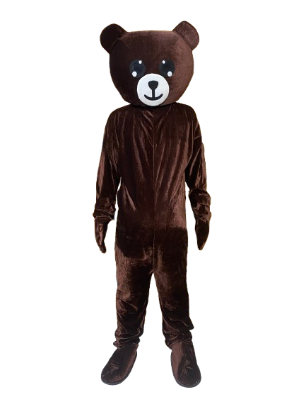 Chocolate color small head teddy bear Rizvi Online Shopping