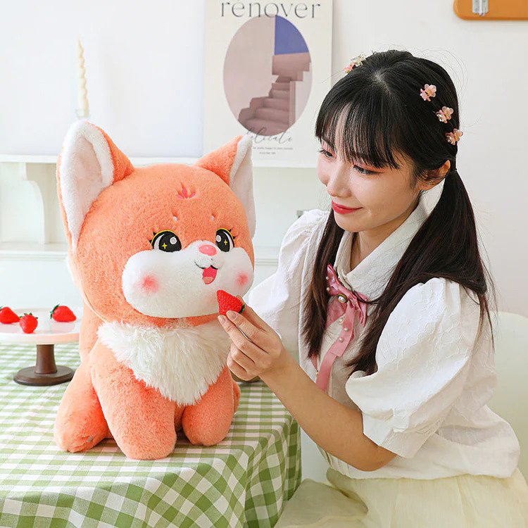 Beautiful soft toy, cute gift for lover & kids”  for All Ages with Rizviso soft doll